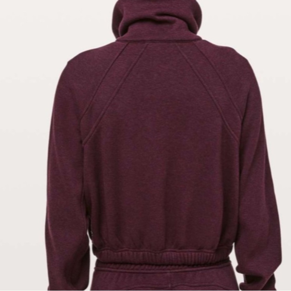Lululemon Plush Times Jacket High Neck Warm S M 6 - Picture 8 of 10